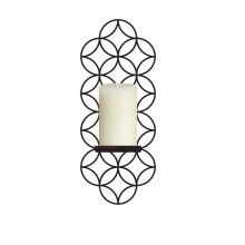 Mayco Nordic Style Candlestick Metal 3D Visual Geometric Sconce Wall Candle Holder For Small Tealight Bar Ornaments Home Decor